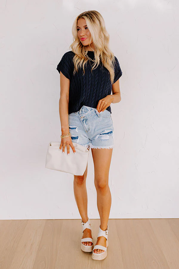 KanCan The Priya High Waist Distressed Shorts - Image 2