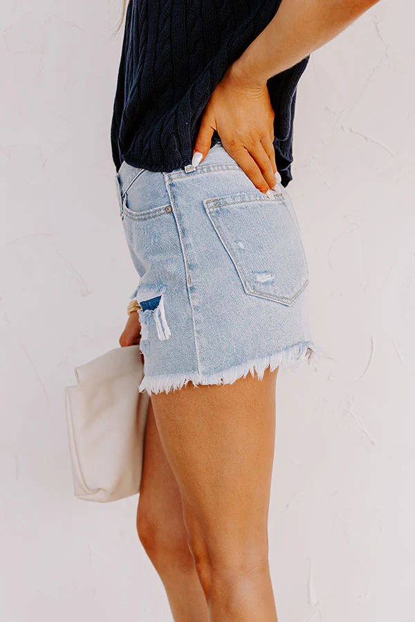 KanCan The Priya High Waist Distressed Shorts - Image 4