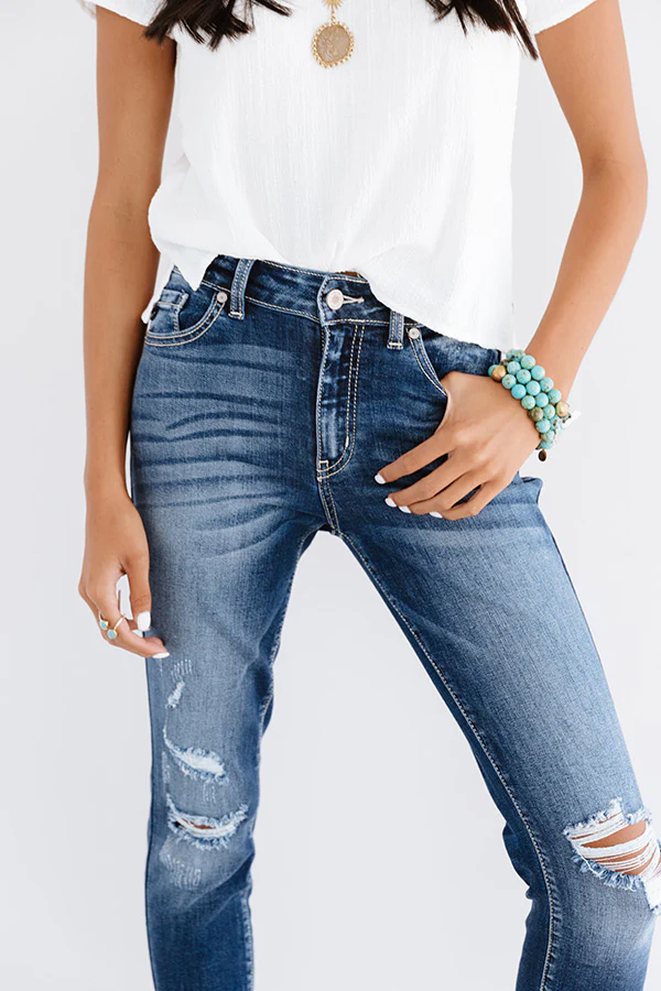 KanCan The Willow High Waist Distressed Ankle Skinny - Image 2