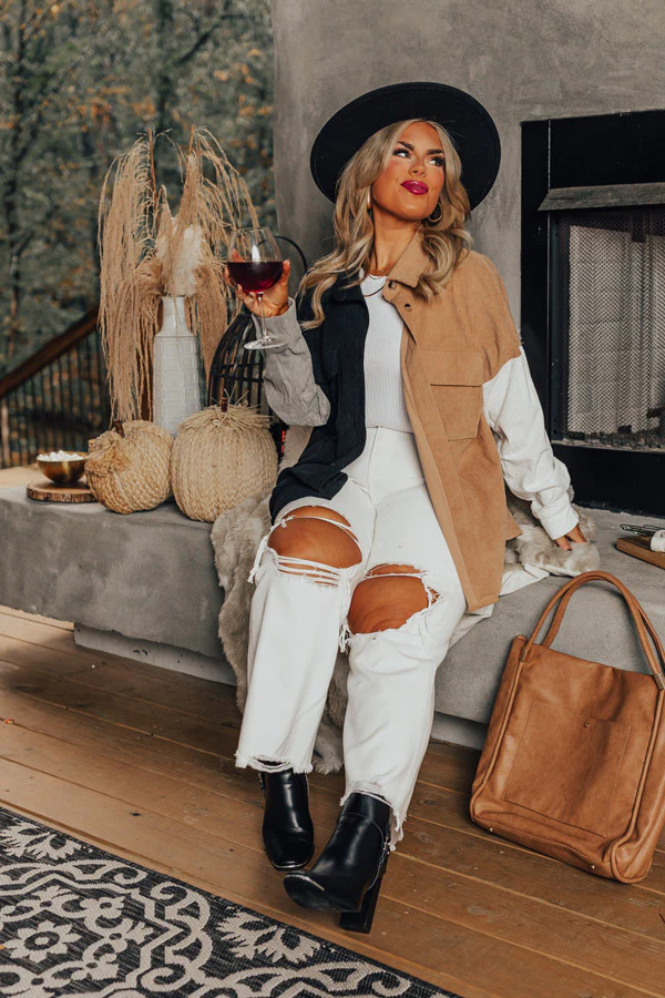Kindness Above All Corduroy Jacket Curves - Image 2