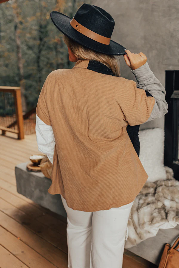 Kindness Above All Corduroy Jacket Curves - Image 5