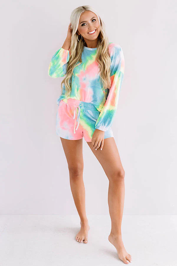 Laguna Beach Lounging Tie Dye Shorts - Image 7