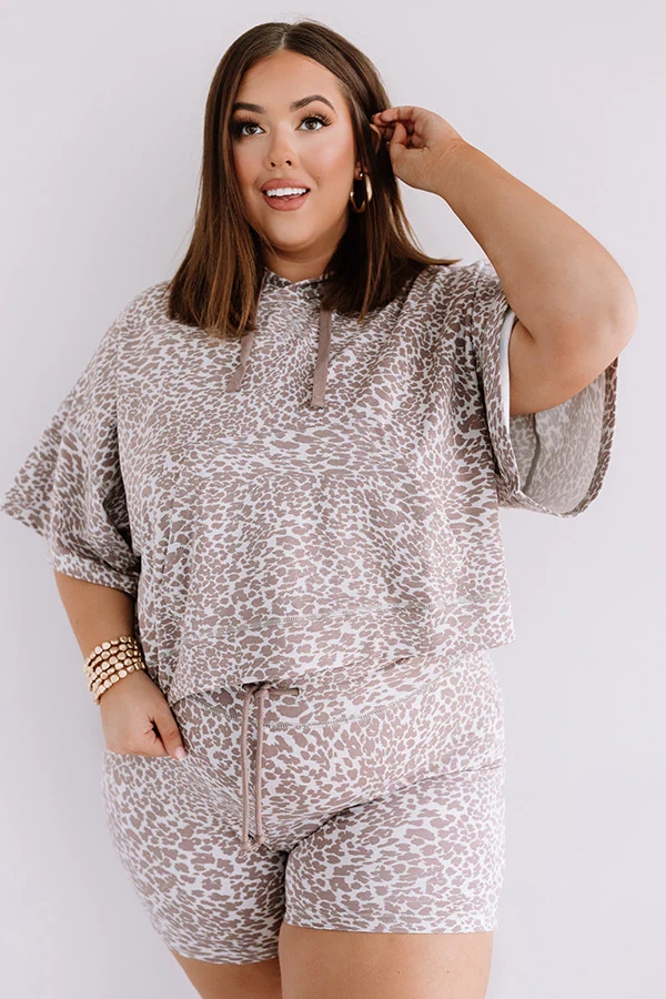 Laid Back Baby Leopard Hoodie Curves - Image 4