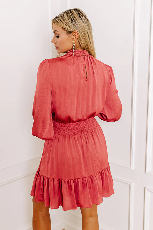 Living In The Moment Dress In Rustic Rose - Image 3