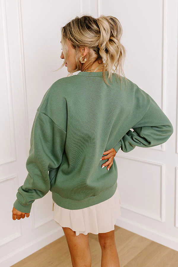 London Sherpa Embroidered Sweatshirt - Image 3