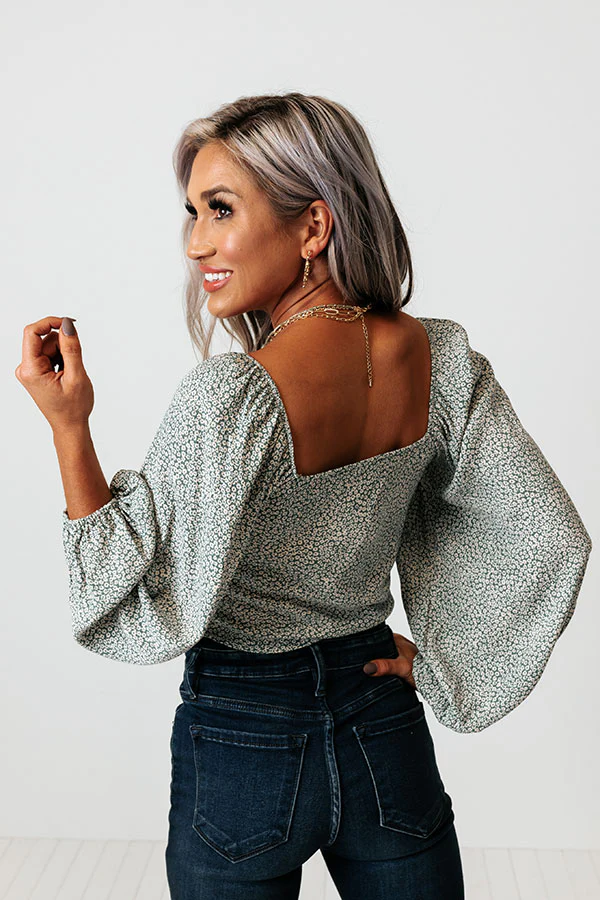 Lost In Loveliness Crop Top - Image 4