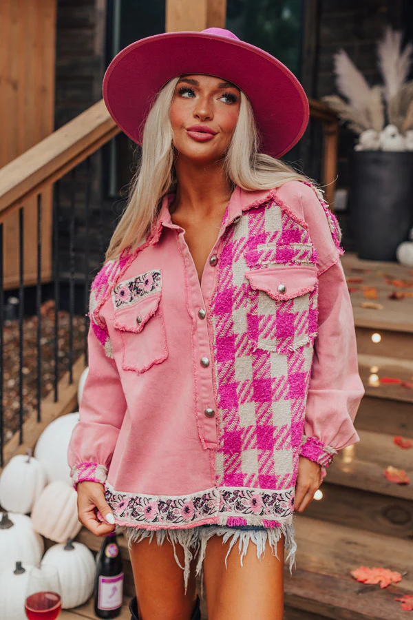 Lovely Tokens Houndstooth Jacket