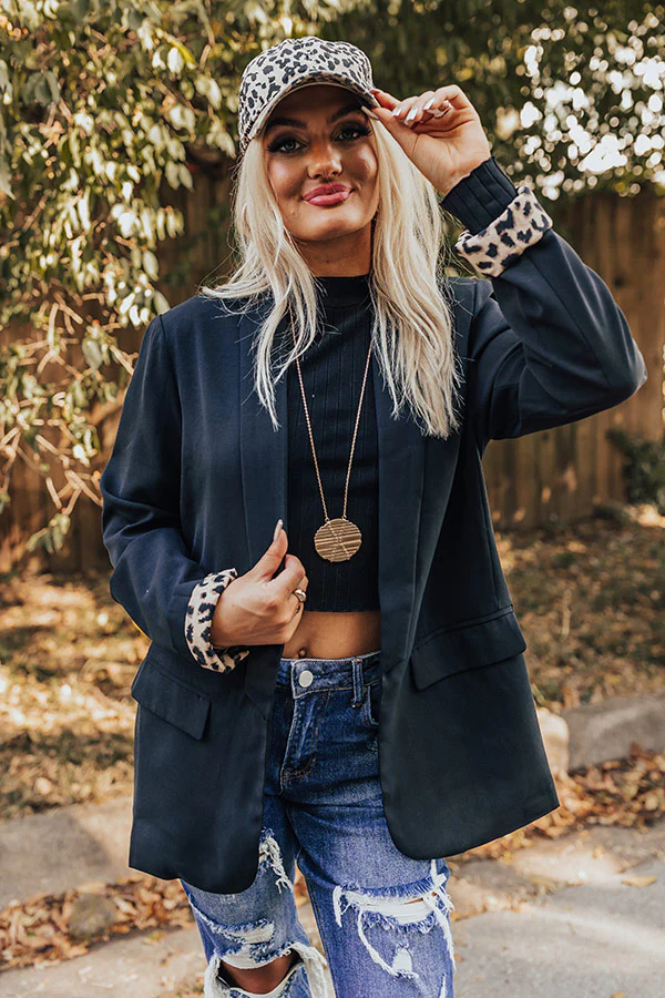 Making PR Moves Blazer In Black - Image 4