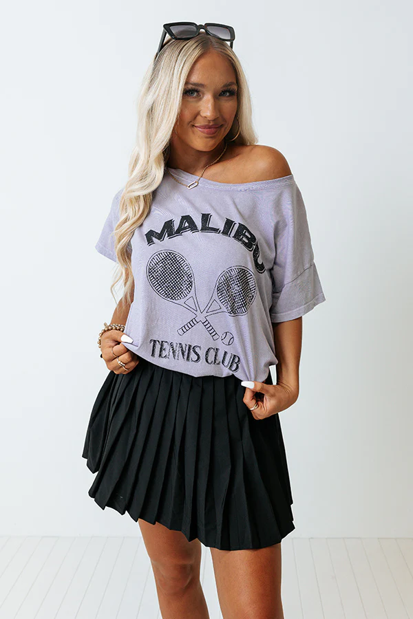 Mineral-Wash Malibu Tennis Club Graphic Tee - Image 4