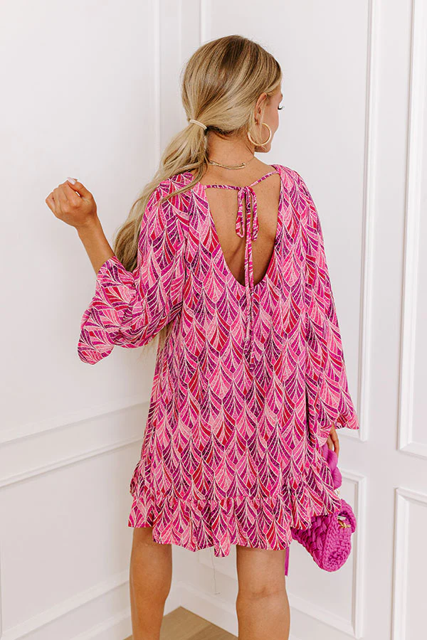 Misty Starlight Shift Dress In Violet - Image 3