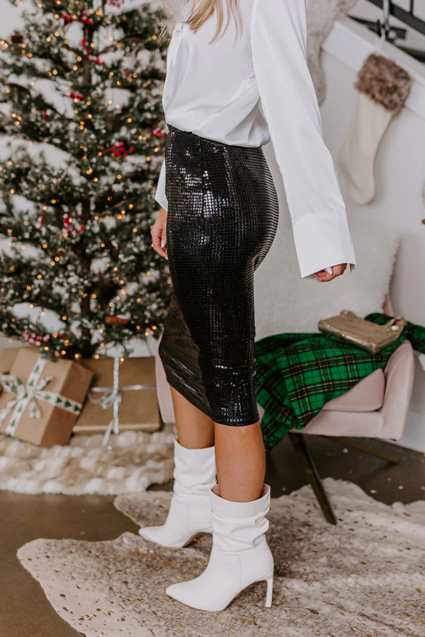 Modern Marvel Sequin Skirt - Image 4