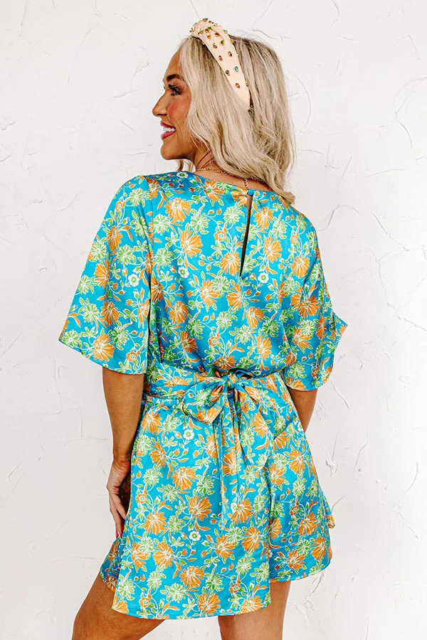 Mostly Coastal Floral Romper - Image 8