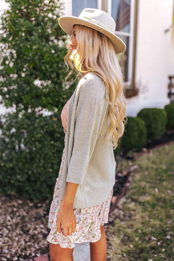 New Timezone Knit Cardigan In Pear - Image 3