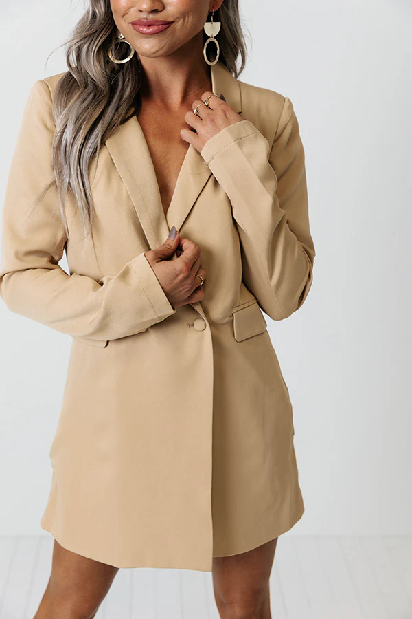 On The Blog Romper In Khaki - Image 5