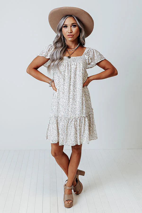 Parade Pretty Shift Dress In Ivory - Image 3