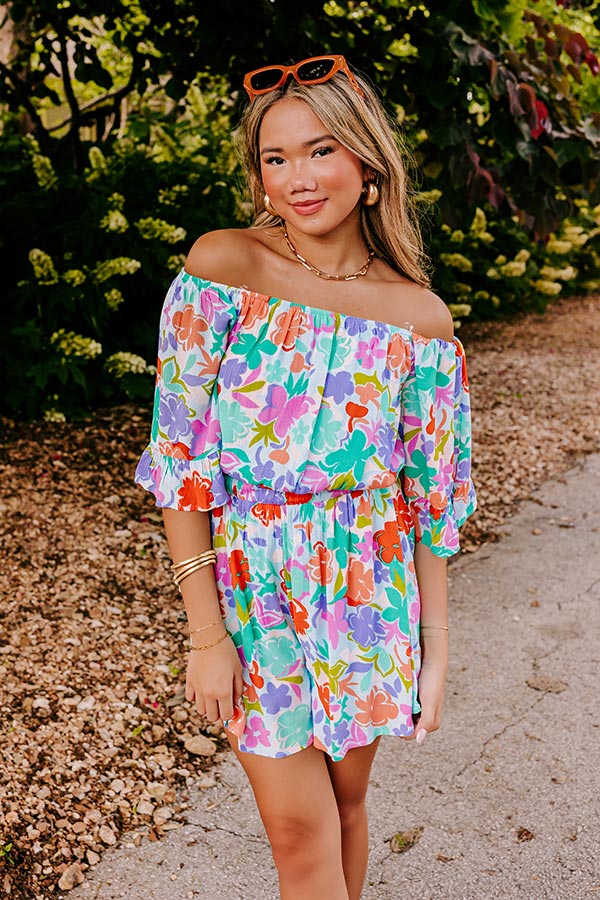 Paradise Found Floral Romper - Image 5