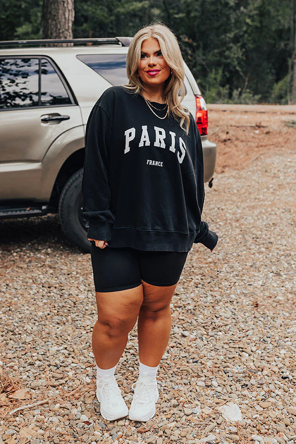 Paris Graphic Sweatshirt Curves - Image 3