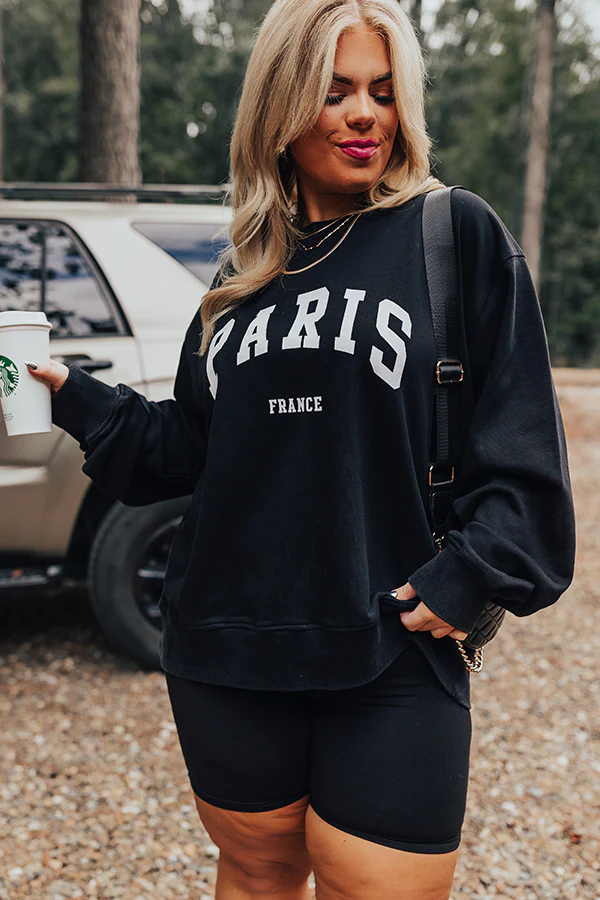 Paris Graphic Sweatshirt Curves - Image 5