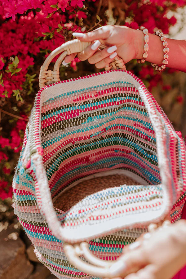 Parks, Picnics, And Prosecco Tote In Pink - Image 2