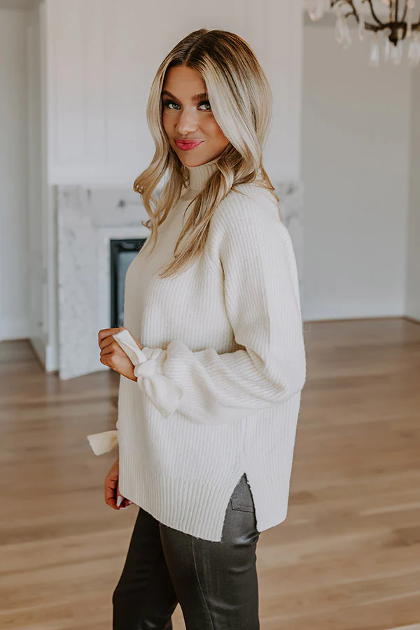Peaceful Morning Sweater In Cream - Image 3
