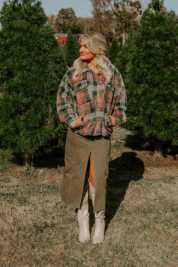 Plush Comfort Plaid Jacket - Image 2