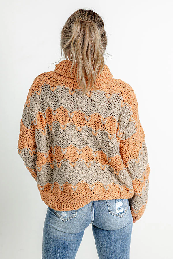 Pumpkin Spice Dreamer Knit Sweater - Image 3