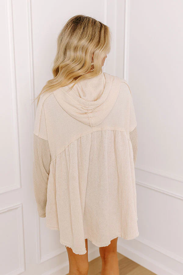 Pumpkin Spice Feels Knit Sweater in Cream - Image 4