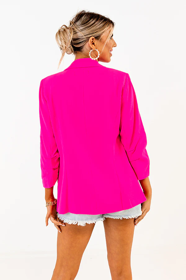 Ready To Remix Blazer In Hot Pink - Image 6