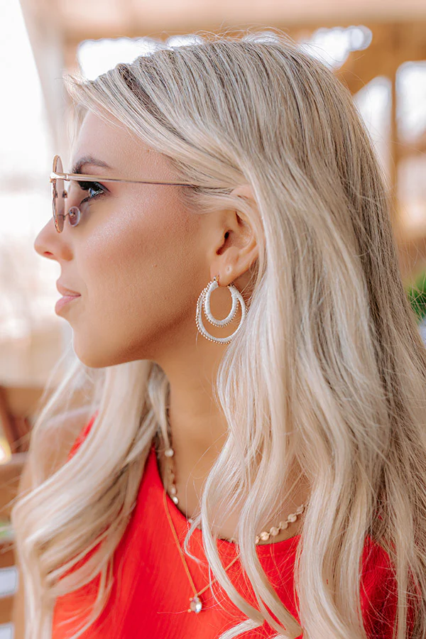 Reserved For Fun Earrings In White - Image 3