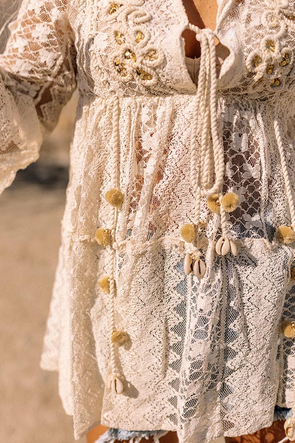 Resort Fling Embellish Lace Top - Image 7