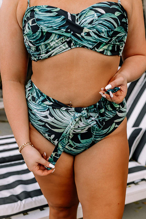 Resort Queen High Waist Bikini Bottom Curves - Image 3