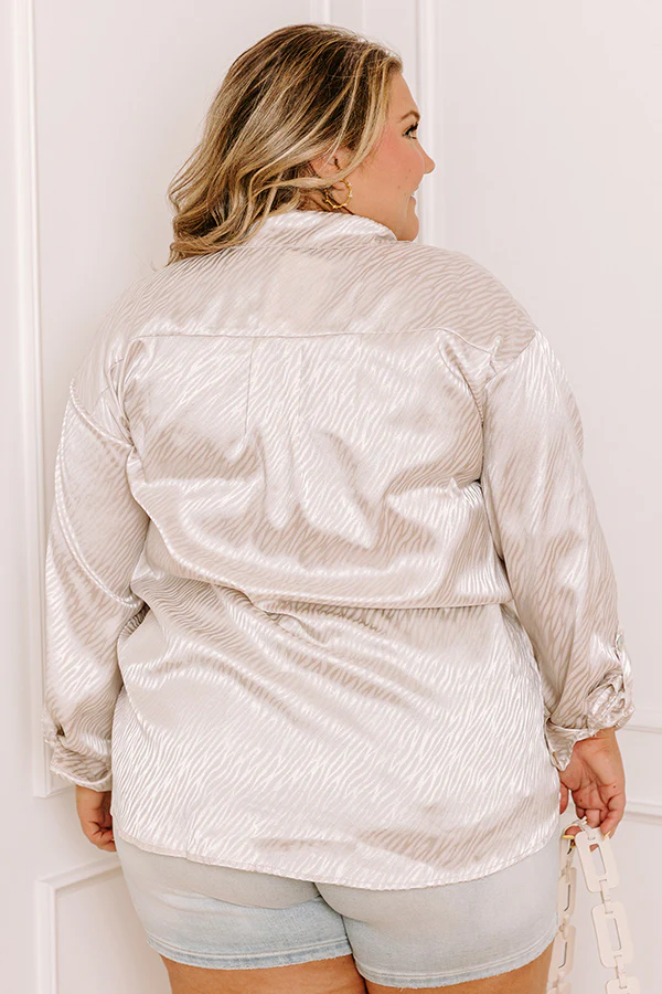 Rise To The Top Button Up Top Curves - Image 4