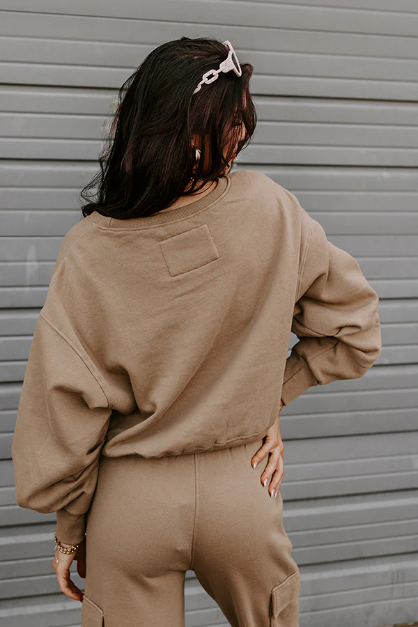 Risen Cozier Than Ever Sweatshirt In Mocha - Image 3