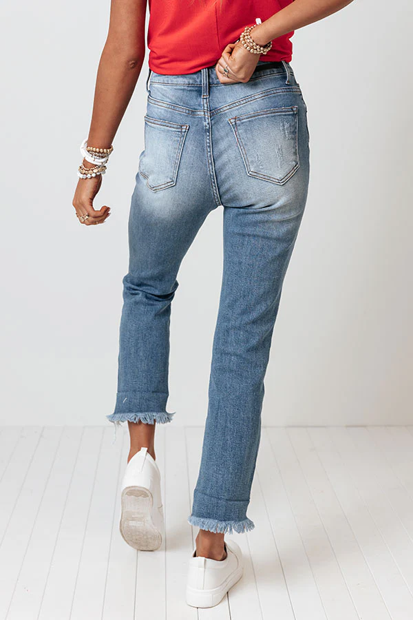 Risen The Avalon High Waist Distressed Jean - Image 5