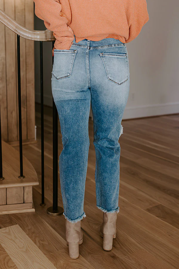 Risen The Maya High Waist Distressed Jean - Image 8