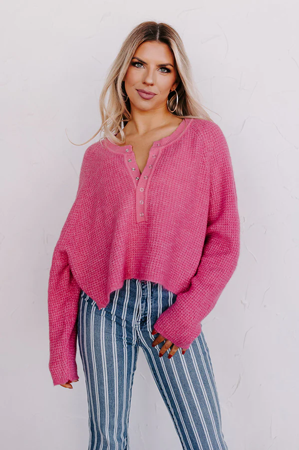 River Run Waffle Knit Sweater - Image 8