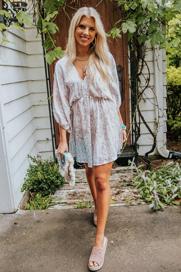 Riviera Road Snake Print Dress - Image 7