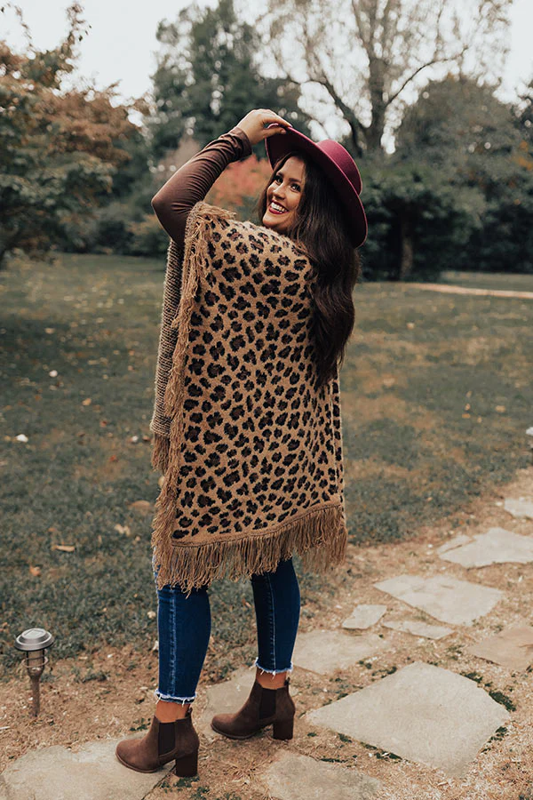 Salted Caramel Latte Poncho Curves - Image 6