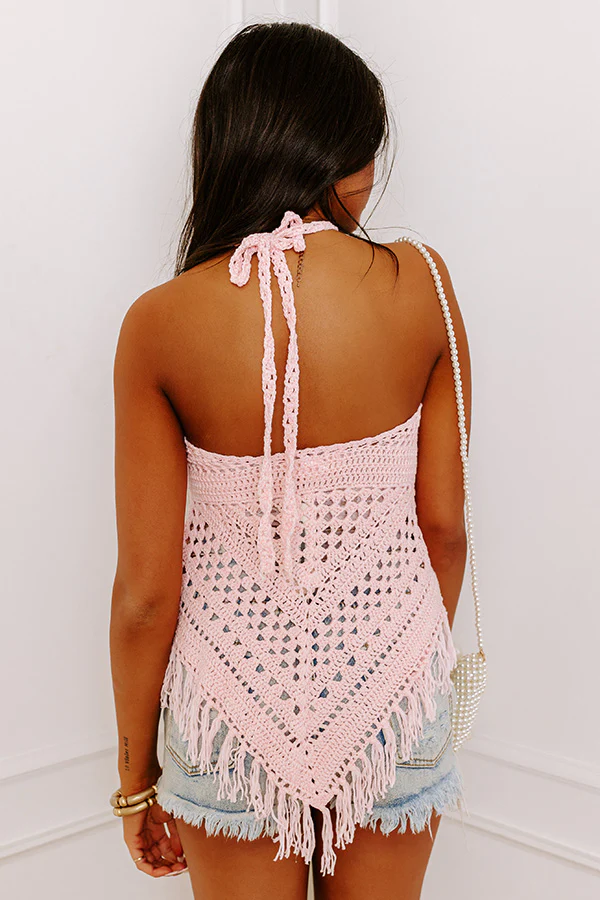Sandy Days Crochet Tunic Dress - Image 3