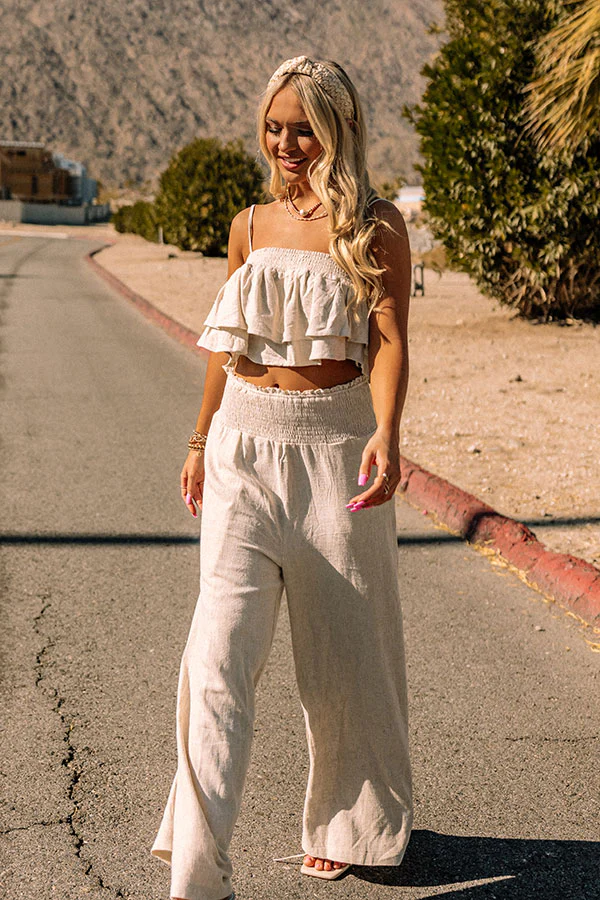 Seashells And Seychelles Crop Top - Image 6