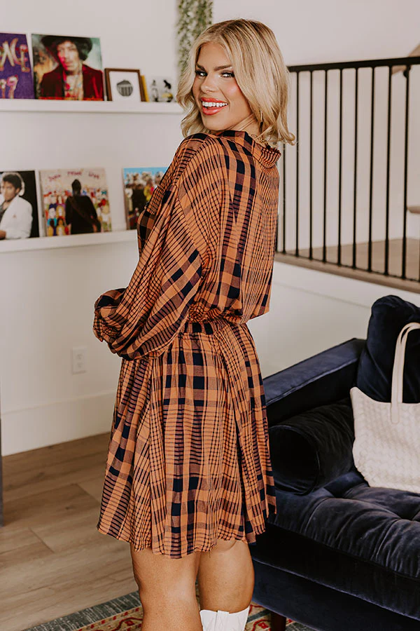 Seasonal Shift Plaid Dress Curves - Image 4