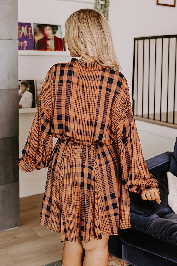 Seasonal Shift Plaid Dress Curves - Image 5