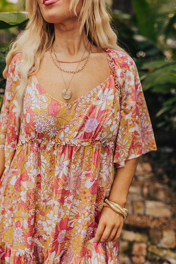 Seeking The Shore Shift Dress in Primrose Yellow Curves - Image 3