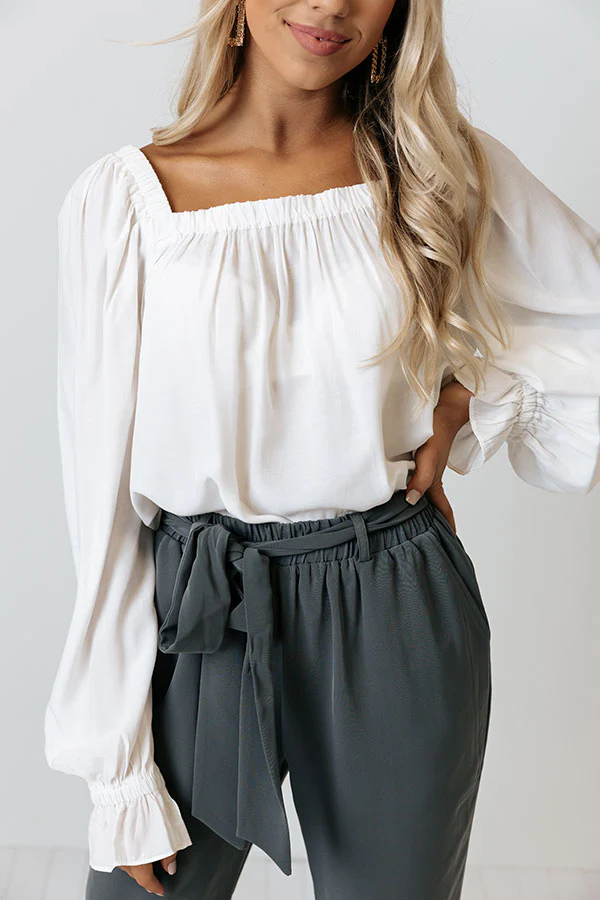 Signature Move Shift Top In White - Image 3