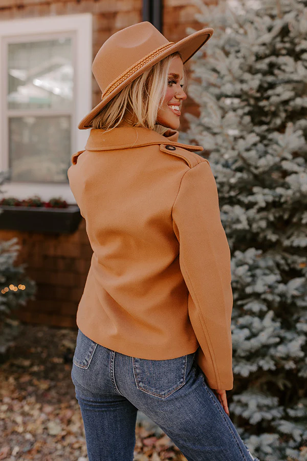 Simply Grand Jacket in Camel - Image 4
