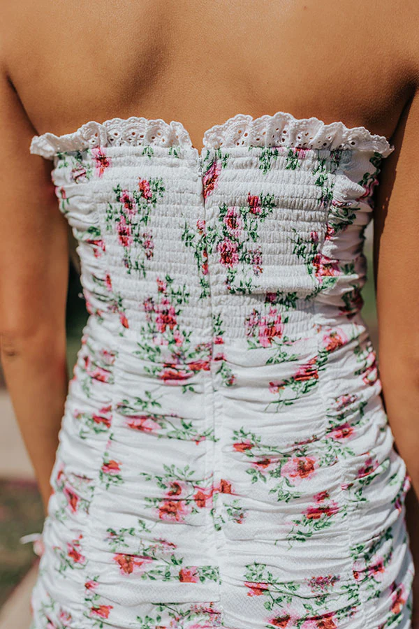 Sippin' In Seychelles Ruched Dress - Image 8