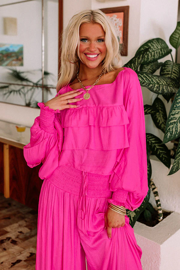 Skyline Nights Ruffle Top - Image 5