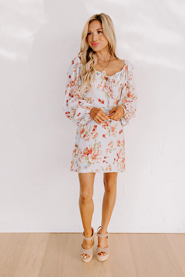 Slowly Falling For You Floral Dress - Image 2