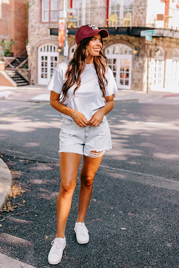 Sophisticated Stroll Tee In Grey - Image 2