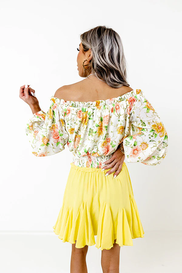 Spring Into Action Floral Top - Image 3